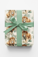 Safari: Stroll Lion - London Penny Gift Wrap