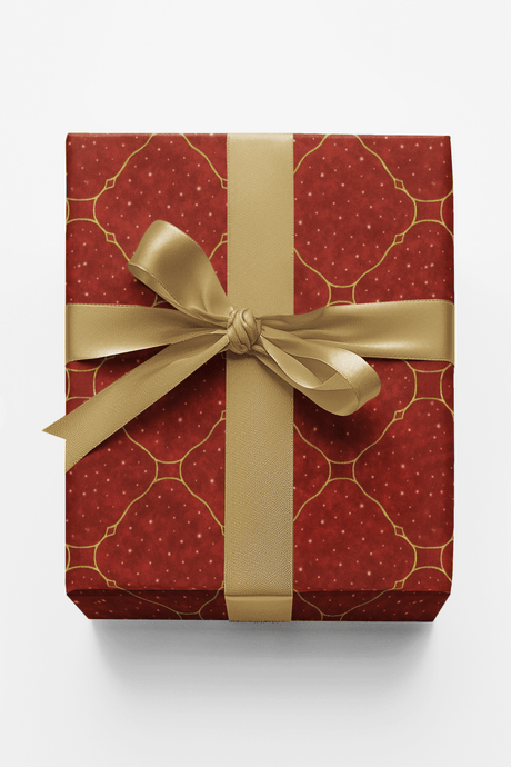 Red Velvet Christmas - London Penny Gift Wrap