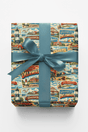 Delaware Postcard Memories - London Penny Gift Wrap