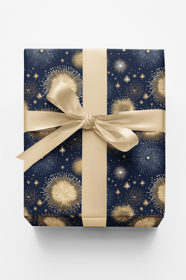 Fireworks Finale - London Penny Gift Wrap