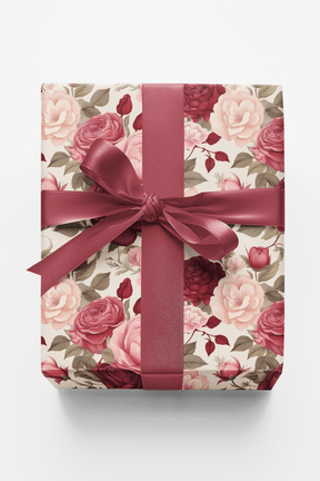 Floral Romance Elegance - London Penny Gift Wrap