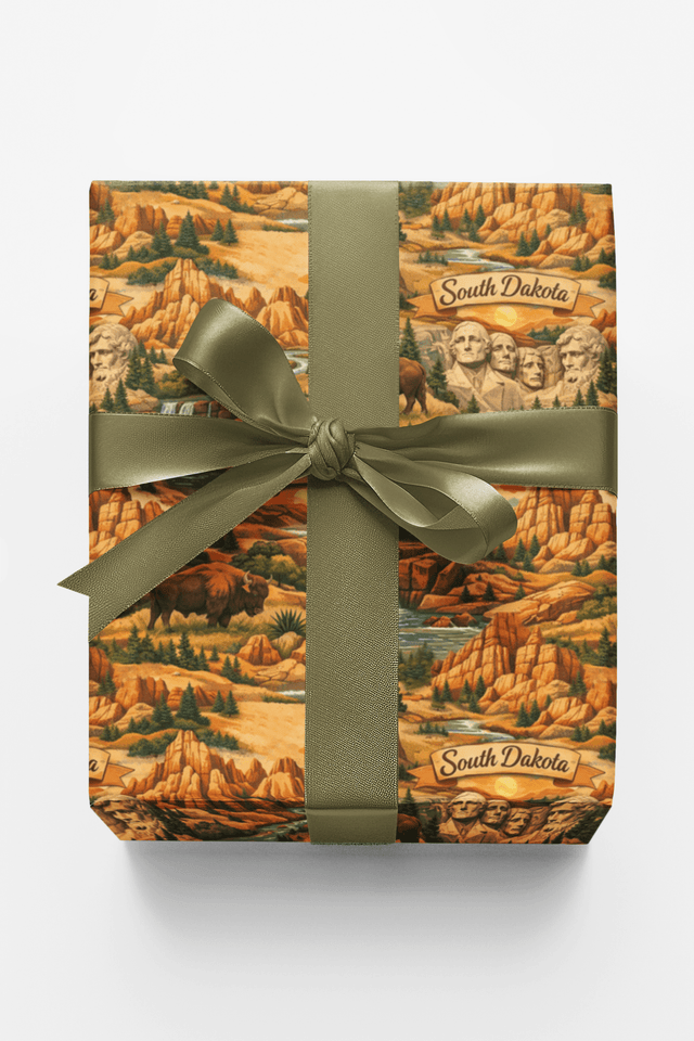 South Dakota Badlands Beauty - London Penny Gift Wrap