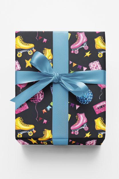 Saturday Night Skate Wrapping Paper