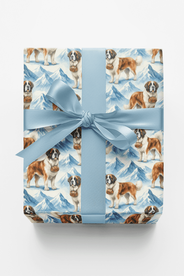 Saint Bernard Summit - London Penny Gift Wrap