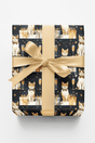 New Year's Celebration Cats (Exotic Shorthair) Wrapping Paper - London Penny Gift Wrap