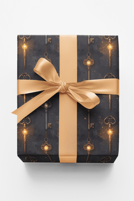 Mystical Key of Fantasy Wrapping Paper - London Penny Gift Wrap