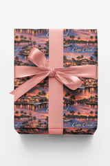 Cape Coral Canal Calm - London Penny Gift Wrap