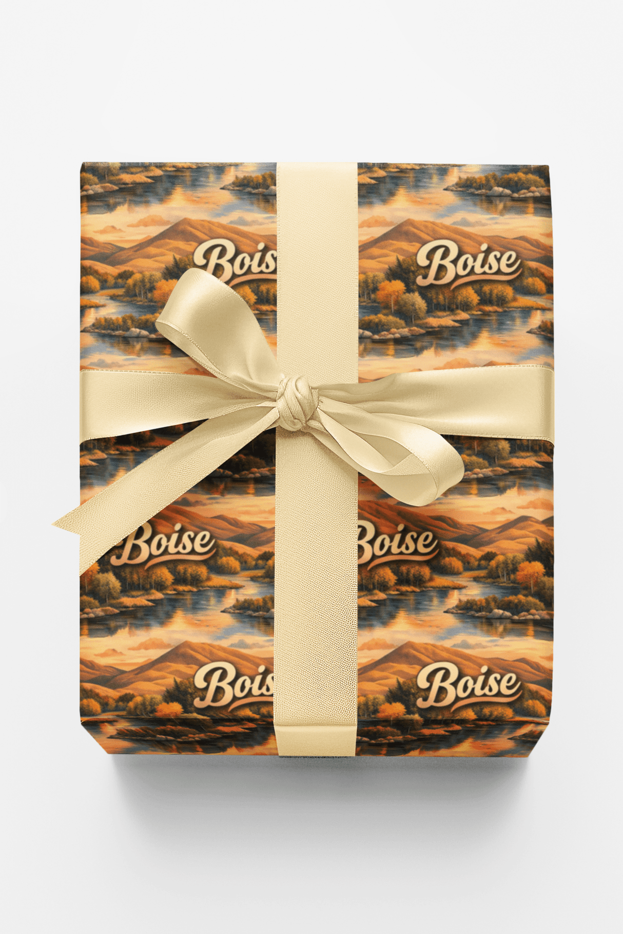 Boise Foothills Gold - London Penny Gift Wrap