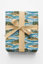 North Carolina Coastal & Pine - London Penny Gift Wrap