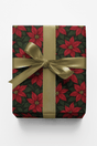 Royal Poinsettia - London Penny Gift Wrap