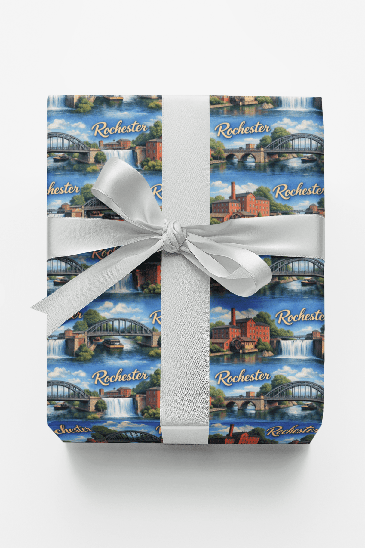 Rochester Erie Canal Glow - London Penny Gift Wrap