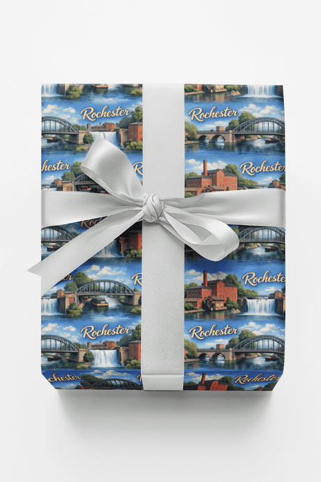 Rochester Erie Canal Glow - London Penny Gift Wrap