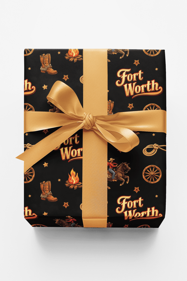 Fort Worth Cowtown Classic - London Penny Gift Wrap