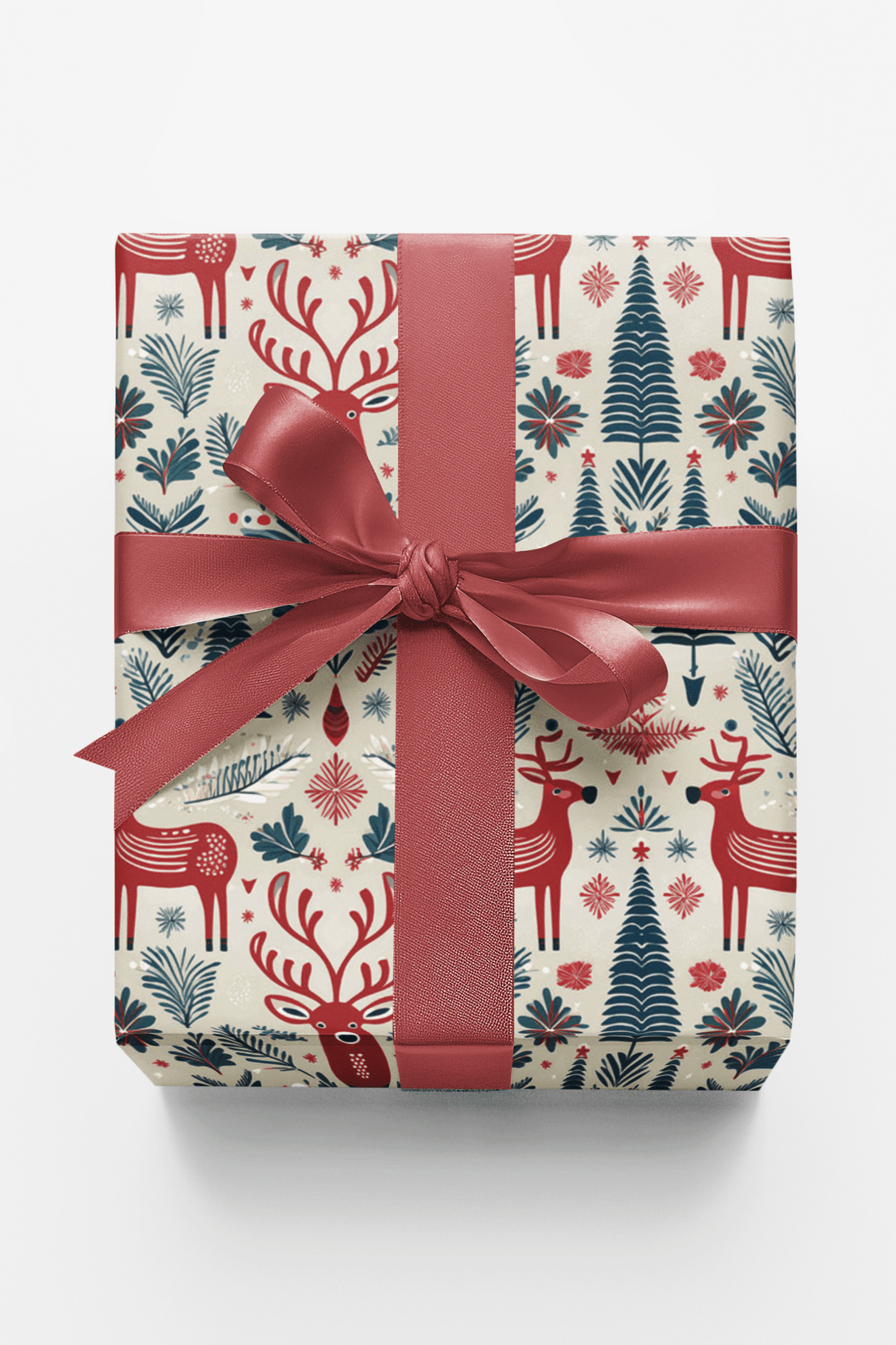 Scandi Deer - London Penny Gift Wrap