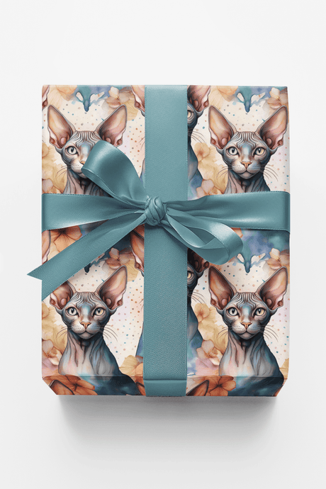 Meowdern Sphynx - London Penny Gift Wrap