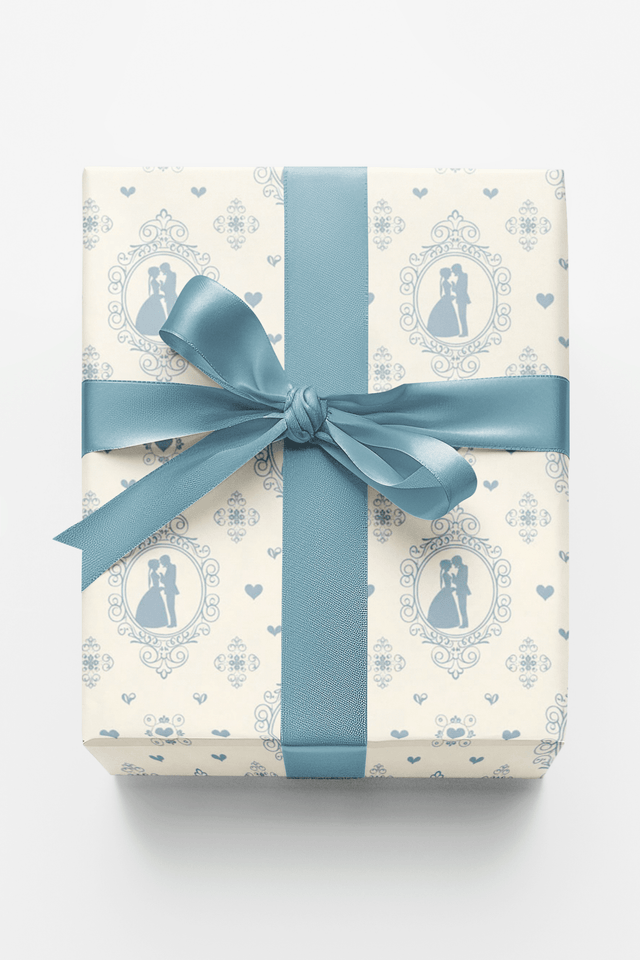 The Wedding Cameo - London Penny Gift Wrap