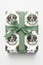 Gentle Giant Portraits (St. Bernard) Wrapping Paper - London Penny Gift Wrap