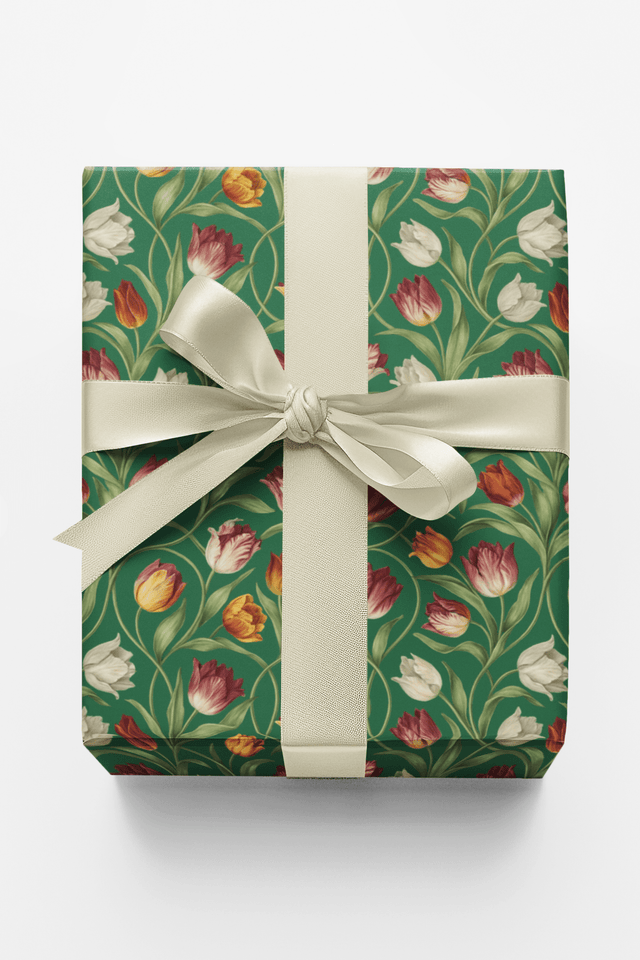 Timeless Tulip Tethers - London Penny Gift Wrap