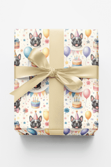 Birthday Party (Cane Corso) Wrapping Paper - London Penny Gift Wrap