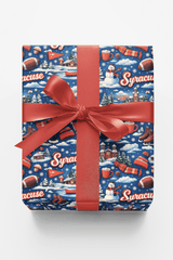 Syracuse Lake Snowfall - London Penny Gift Wrap