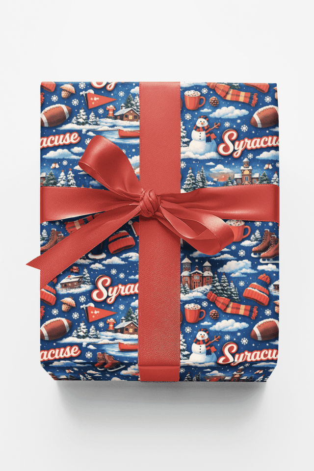 Syracuse Lake Snowfall - London Penny Gift Wrap