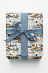 Connecticut Coastal New England - London Penny Gift Wrap
