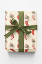 Santa's Sock Pattern - London Penny Gift Wrap