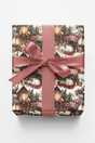Cozy Cabin Christmas (Alaskan Husky) Wrapping Paper - London Penny Gift Wrap
