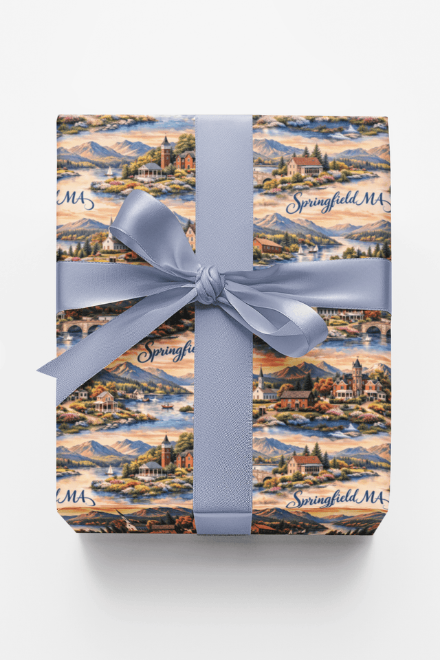 Springfield MA Pioneer Glow - London Penny Gift Wrap