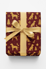 Crimson Canine - London Penny Gift Wrap