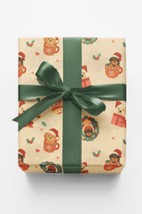 Happy Howlidays Scene - London Penny Gift Wrap