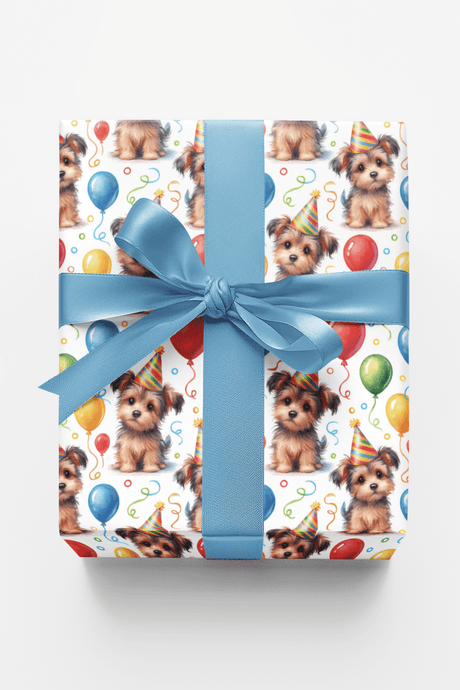 Birthday Bow Wow - London Penny Gift Wrap