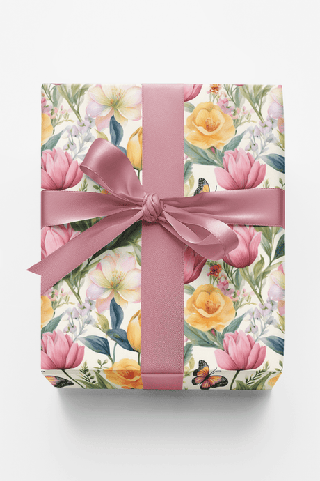 Bouquet Collage - London Penny Gift Wrap