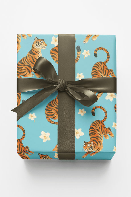 Tiger Triumph - London Penny Gift Wrap