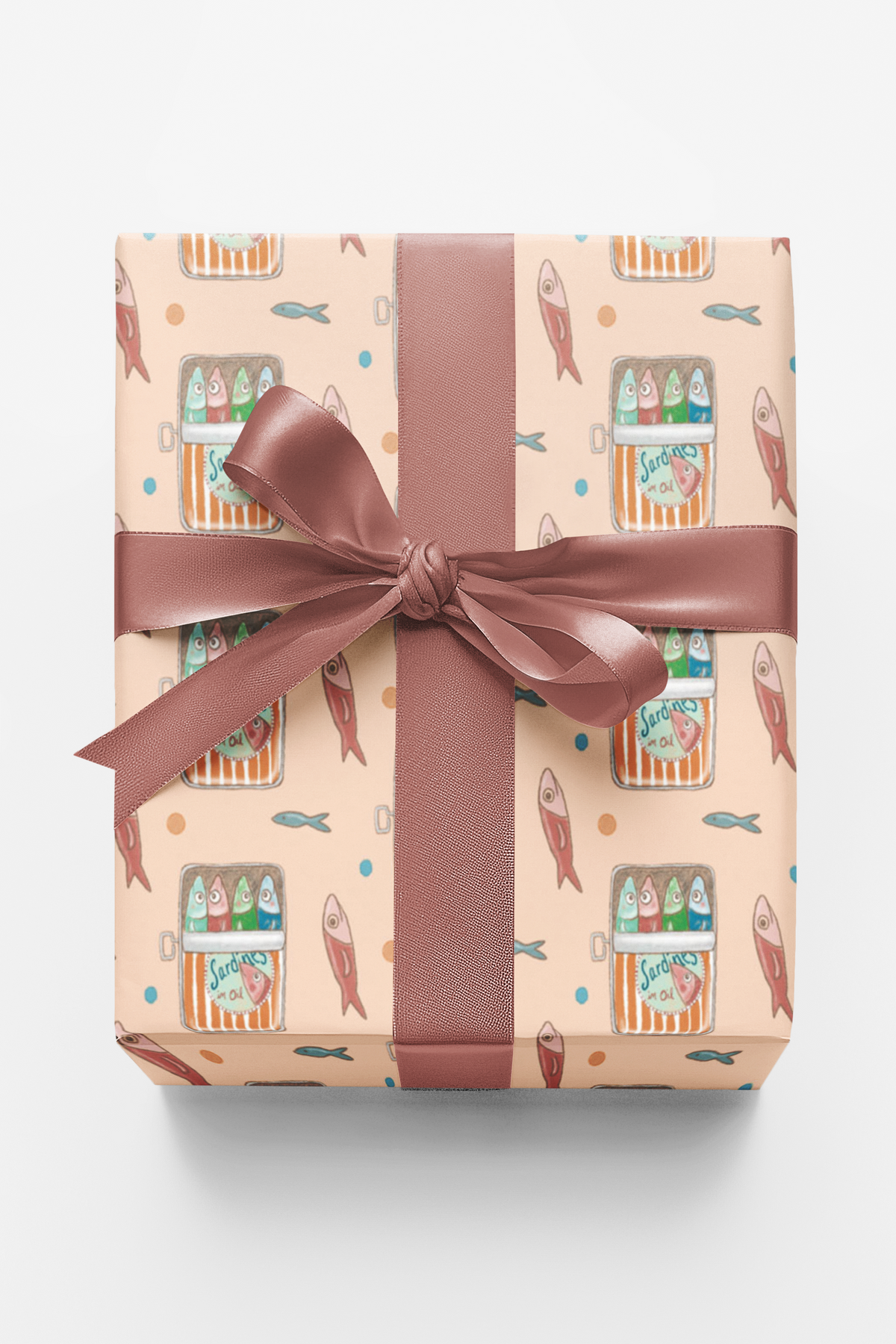 Box Of Fish Wrapping Paper | Michelle Gilsey | Artist Corner