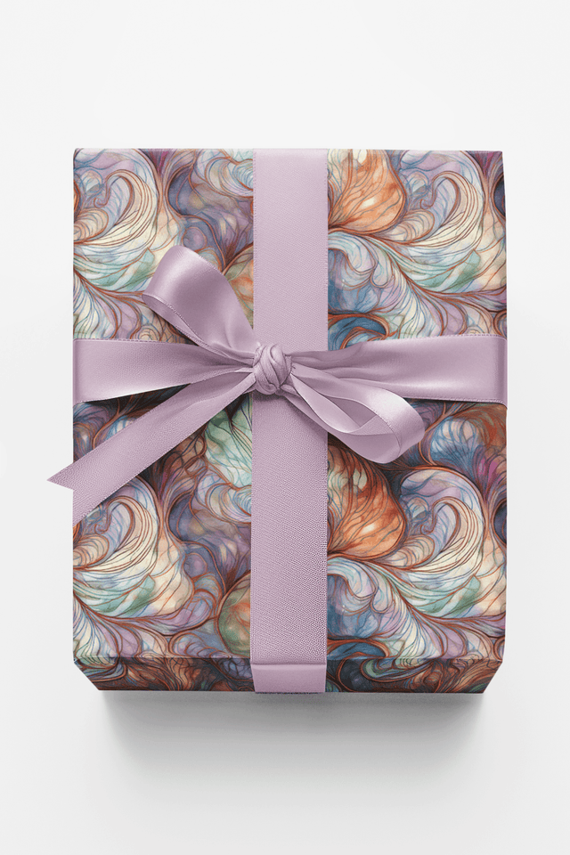 Marble Veil Cascade - London Penny Gift Wrap