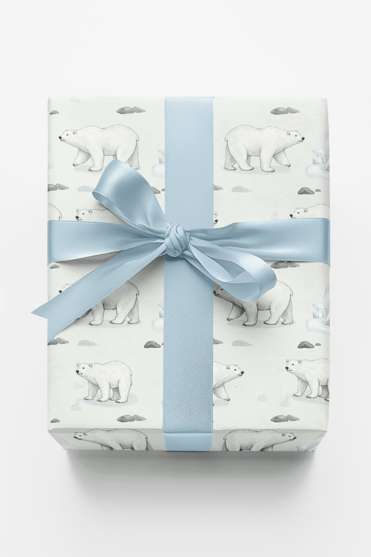 Safari Stroll: Polar Bear - London Penny Gift Wrap