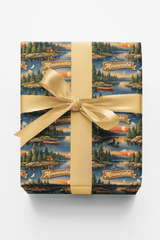 Minnesota Northwoods Serenity - London Penny Gift Wrap