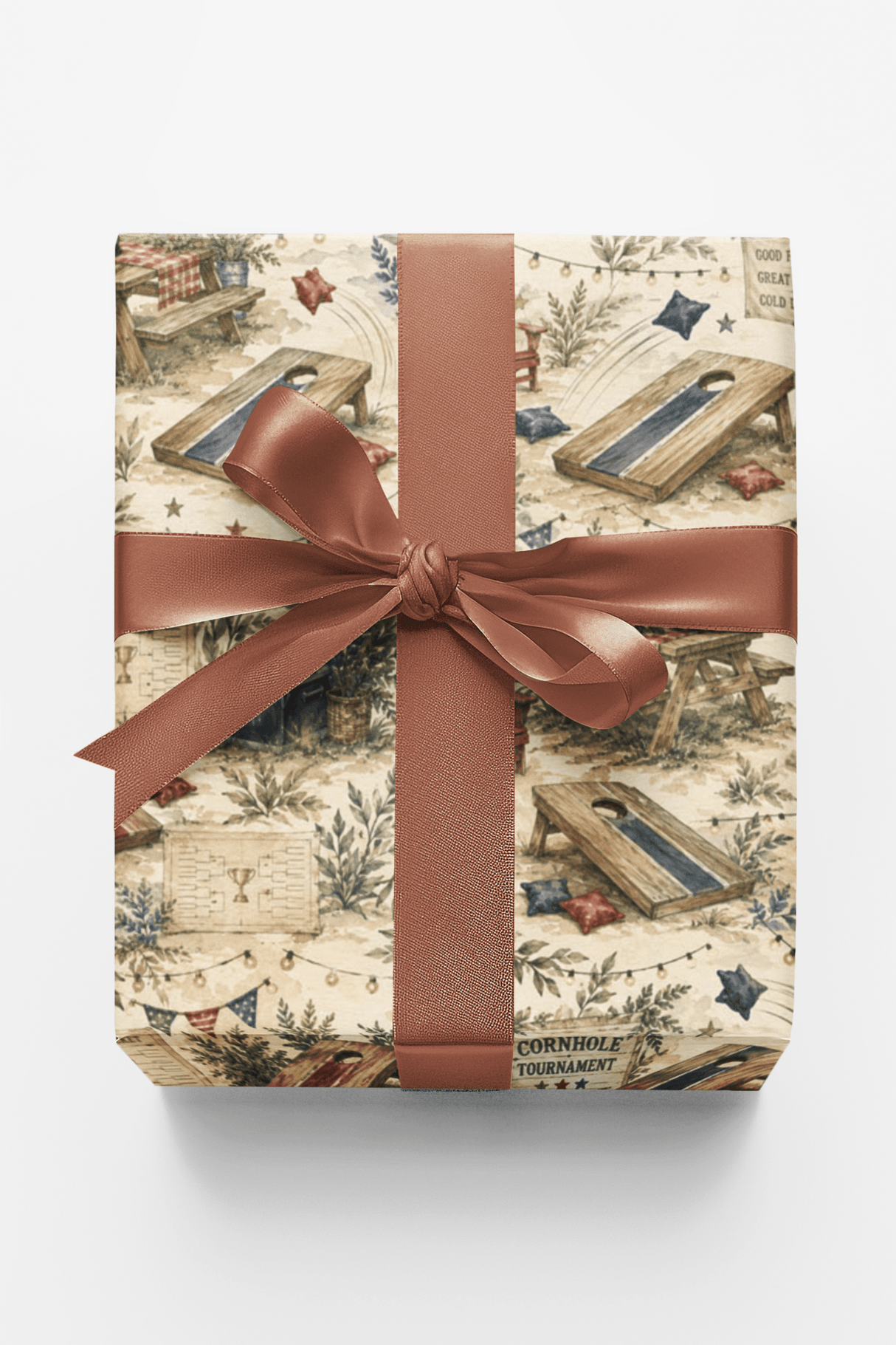 Backyard Tournament Classic Wrapping Paper - London Penny Gift Wrap