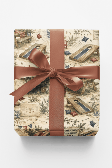 Backyard Tournament Classic Wrapping Paper - London Penny Gift Wrap
