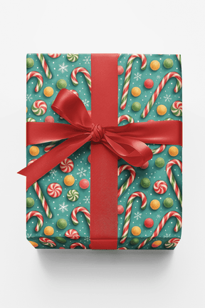 Candy Flurry - London Penny Gift Wrap