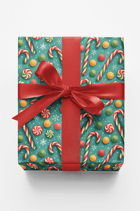 Candy Flurry - London Penny Gift Wrap