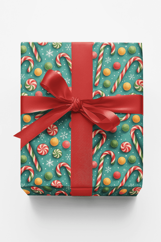 Candy Flurry - London Penny Gift Wrap
