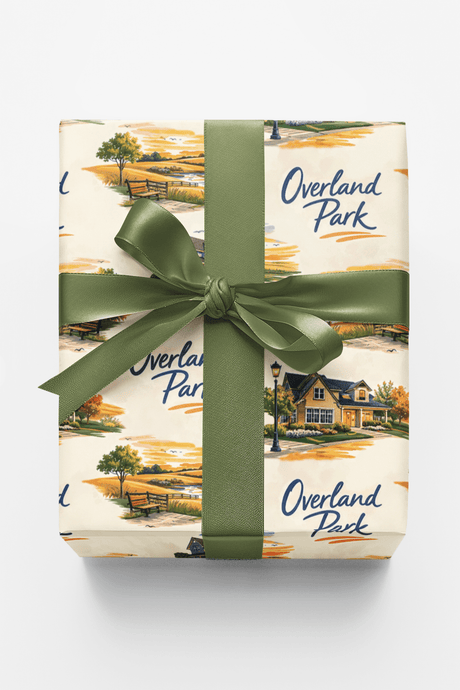 Overland Park Prairie Luxe - London Penny Gift Wrap