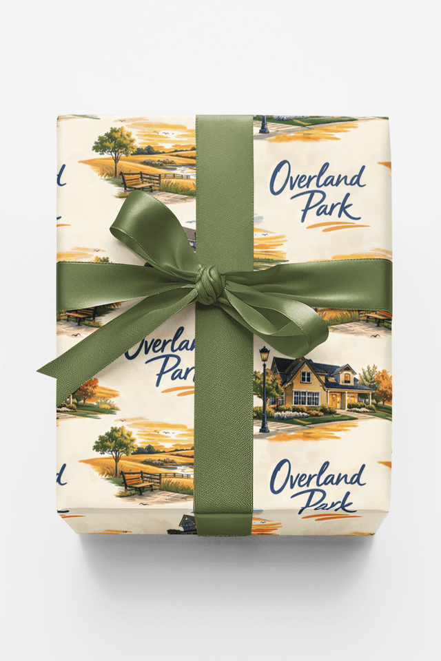Overland Park Prairie Luxe - London Penny Gift Wrap