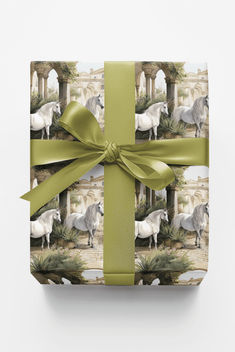 Courtyard Levade Lipizzaner - London Penny Gift Wrap