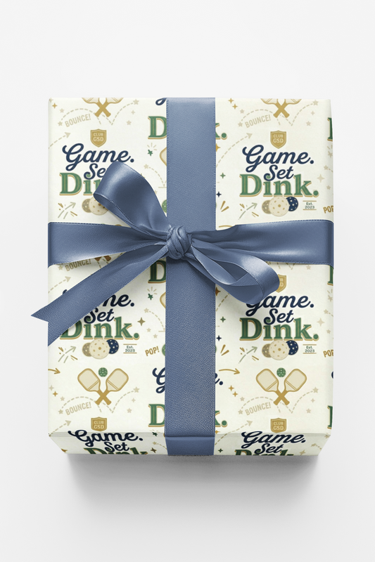 Game. Set. Dink. Wrapping Paper