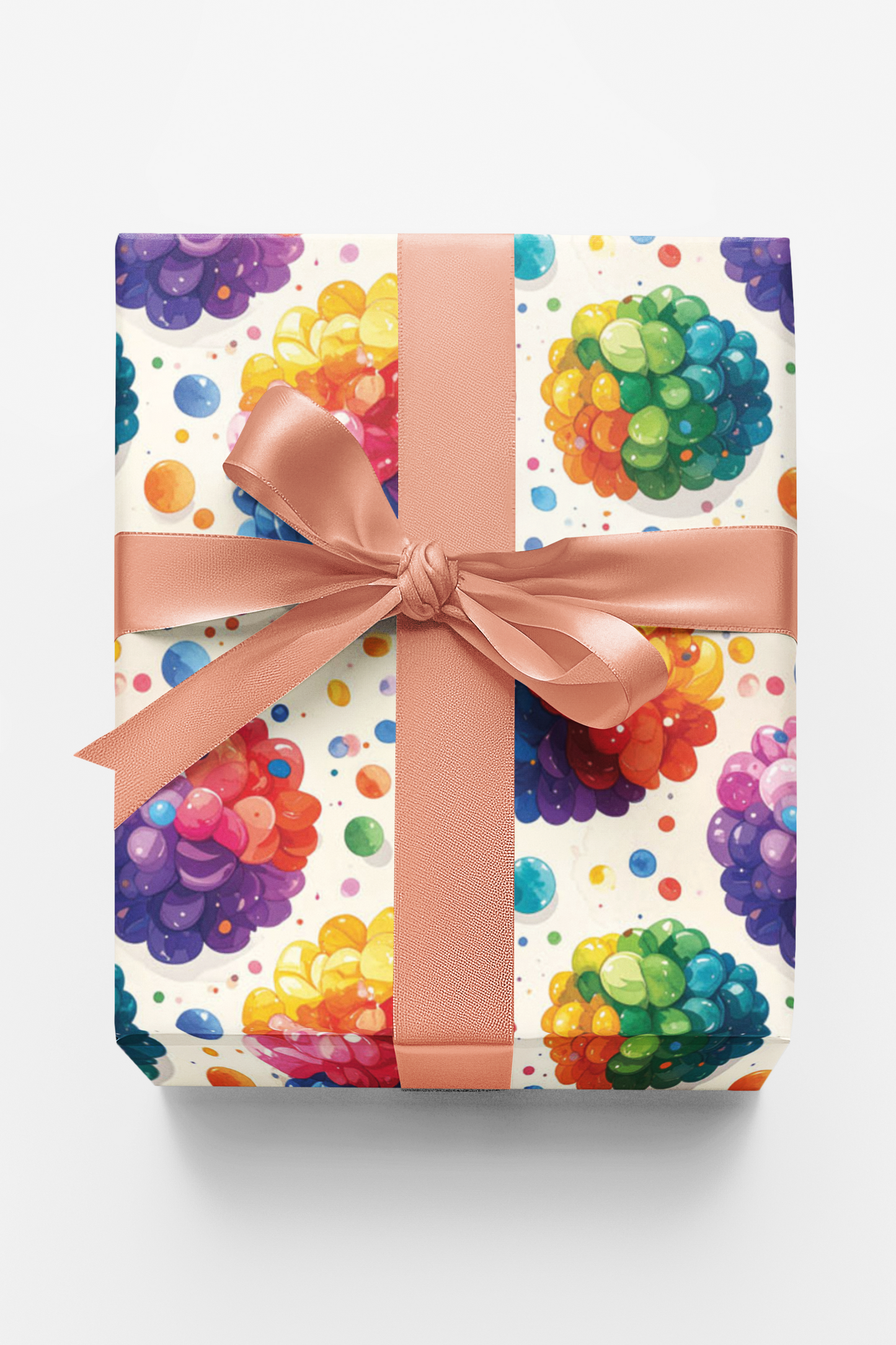 Balloon Confetti Mix Wrapping Paper