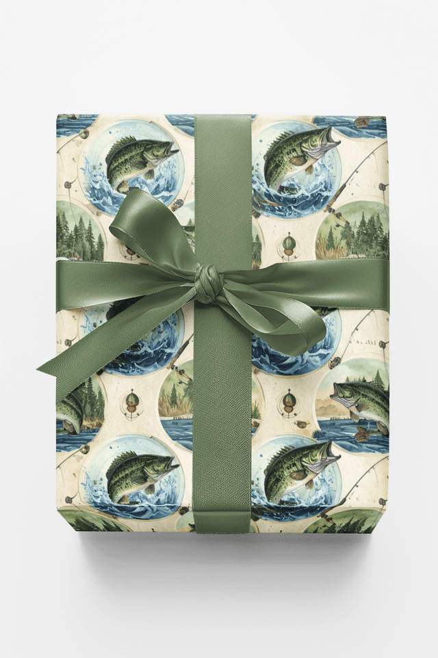 Freshwater Action Registry Wrapping Paper - London Penny Gift Wrap