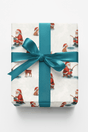 Santa Ice Fishing - London Penny Gift Wrap